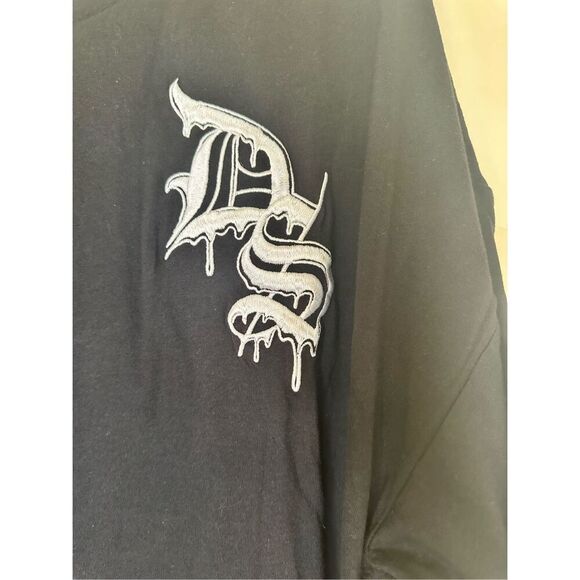 Snoop Dog Dogg Supply Black and White Embroidered T Shirt Size Large - Picture 4 of 7